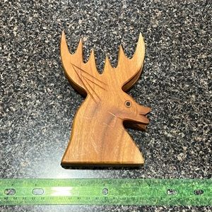 Deer Napkin Holders Adornment Exquisite wood